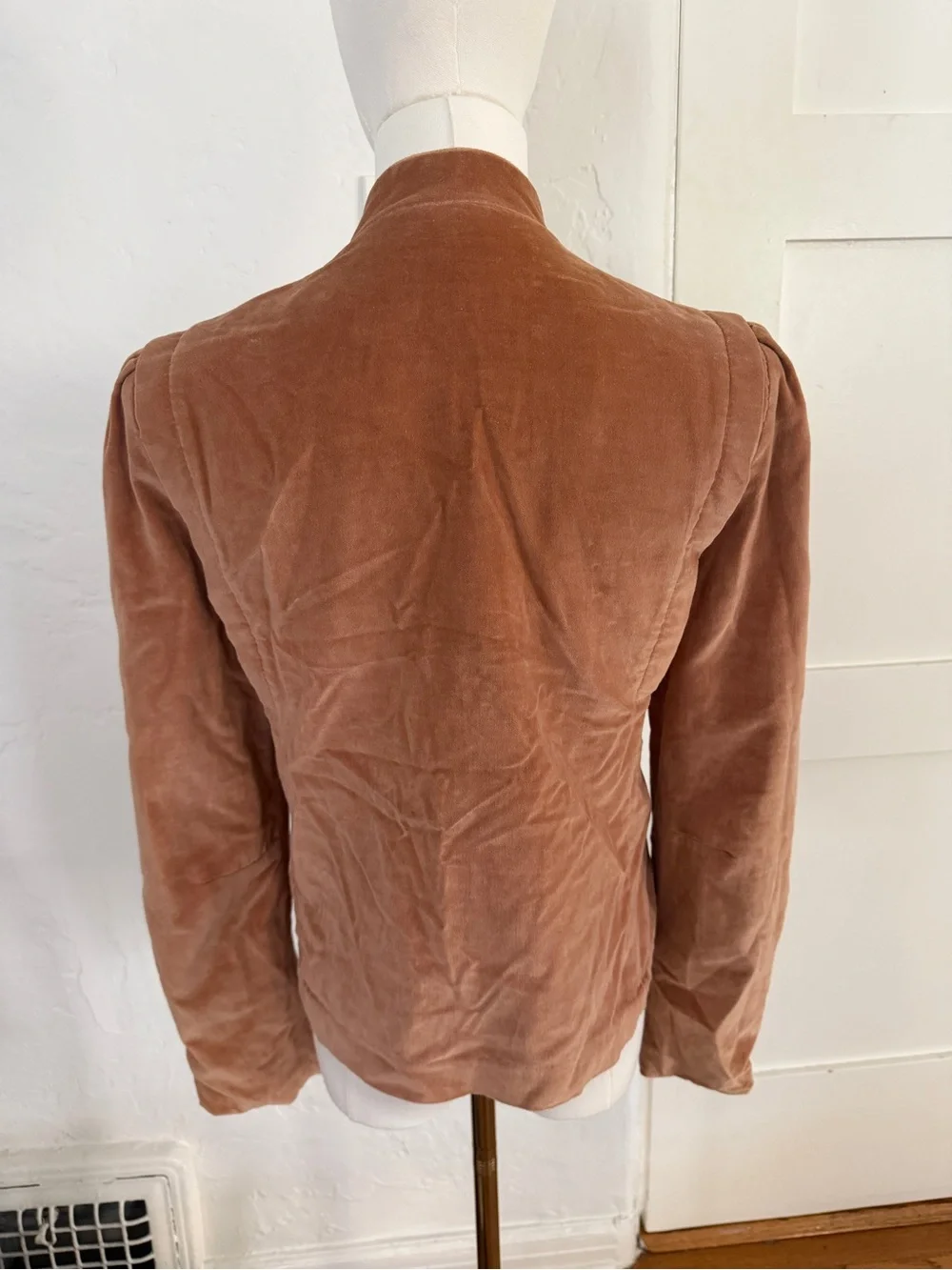 1970s Women's Velvet Open-Front Blazer Jacket